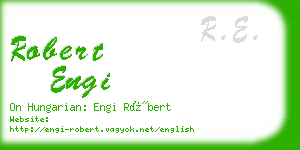 robert engi business card